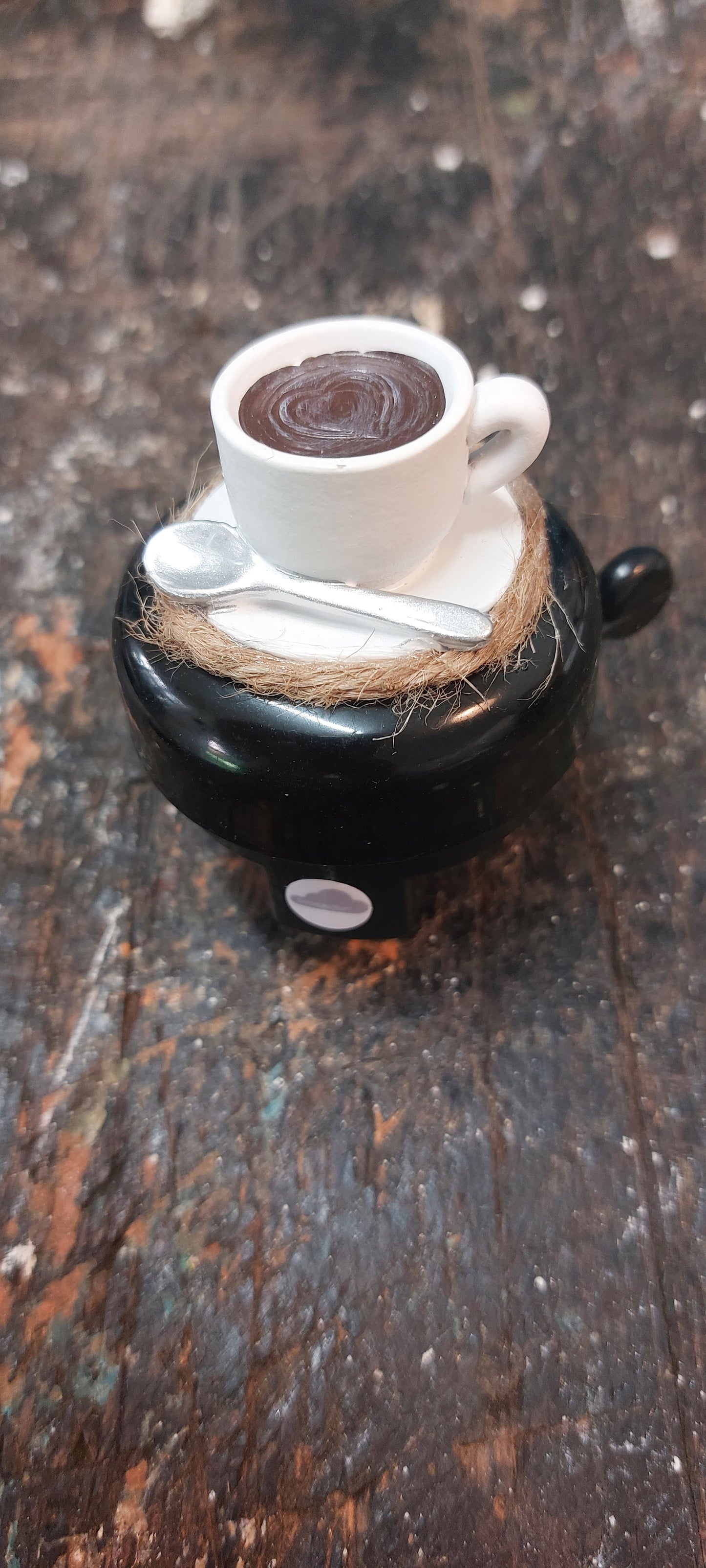 Fahrradklingel Kaffee Tasse