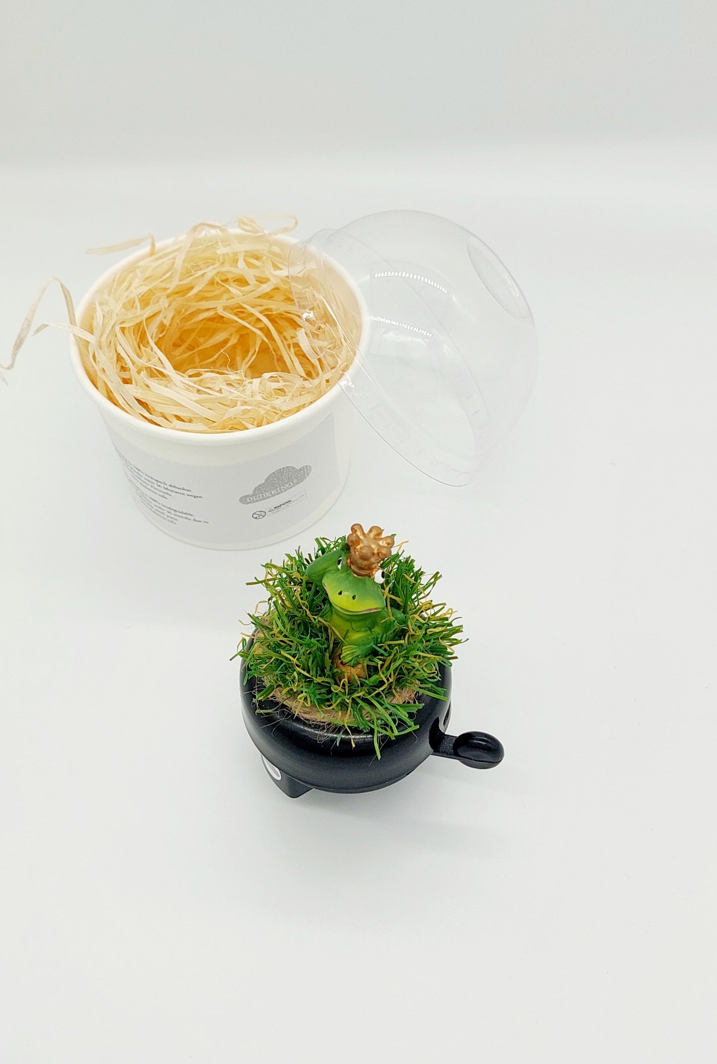Fahradklingel Frosch mit Krone