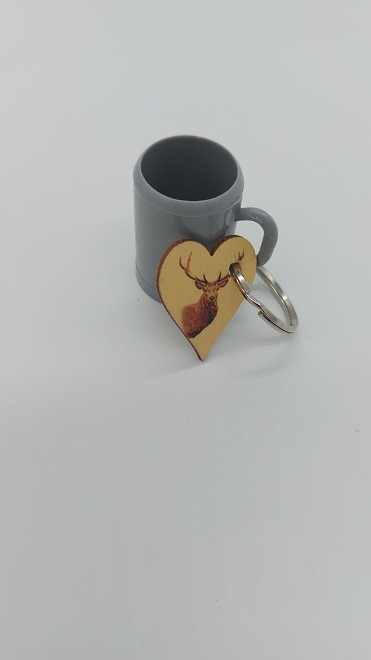 Schlüsselanhänger 'Hirsch'